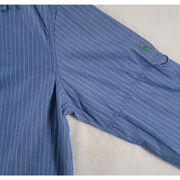 SCOTCH & SODA Large Men's Long Sleeve Button Down Shirt With Locker Loops Stripe - Picture 4 of 13